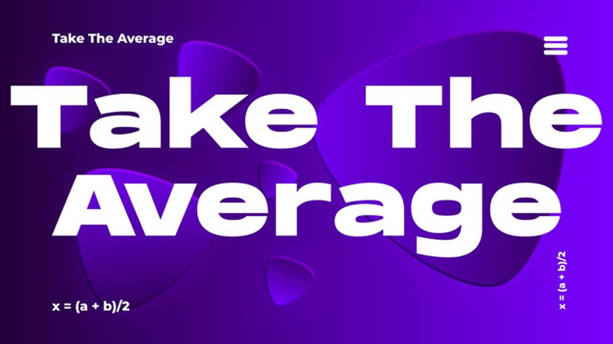 Take the Average image number null